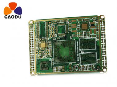 6層阻抗半孔細(xì)密線(xiàn)路PCB電路板